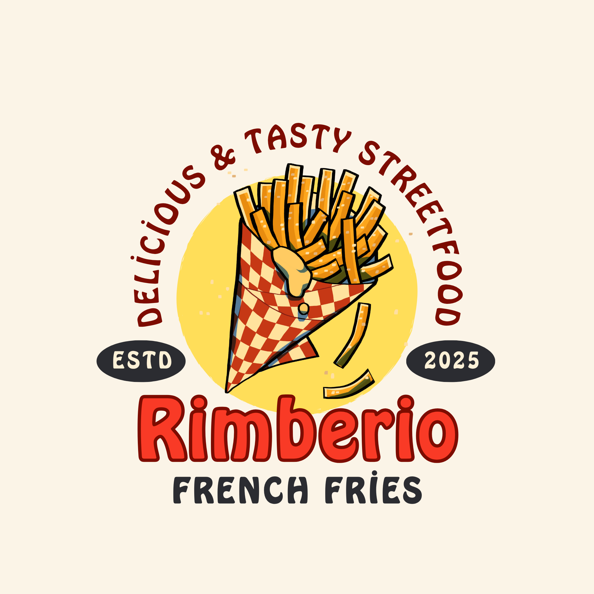 Rimberio French Fries logo tasarımı