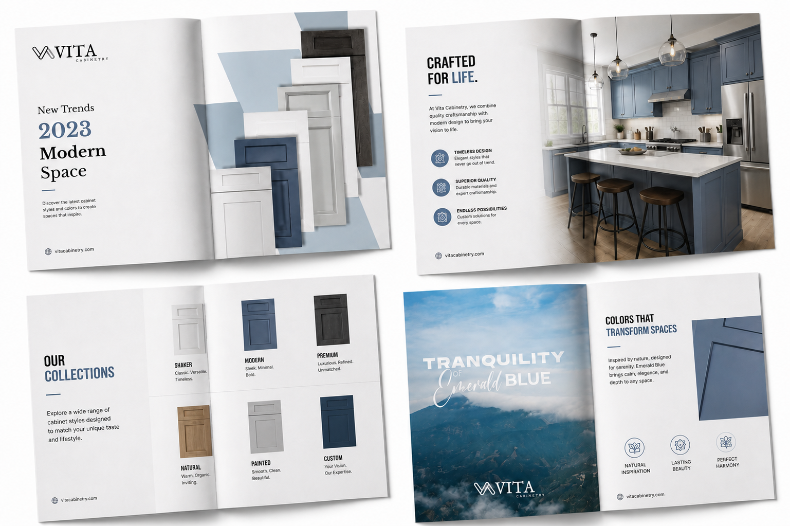Vita Cabinetry katalog tasarımı